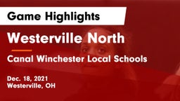 Westerville North  vs Canal Winchester Local Schools Game Highlights - Dec. 18, 2021