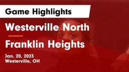 Westerville North  vs Franklin Heights  Game Highlights - Jan. 20, 2023