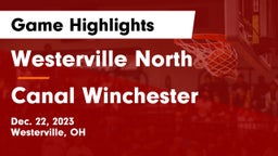 Westerville North  vs Canal Winchester Game Highlights - Dec. 22, 2023