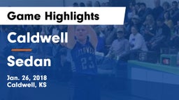 Caldwell  vs Sedan  Game Highlights - Jan. 26, 2018