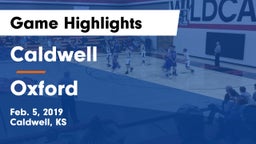Caldwell  vs Oxford  Game Highlights - Feb. 5, 2019