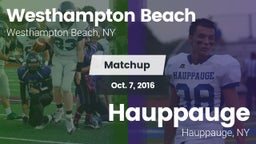 Matchup: Westhampton Beach vs. Hauppauge  2016