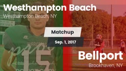 Matchup: Westhampton Beach vs. Bellport  2017