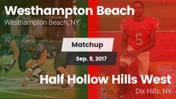 Matchup: Westhampton Beach vs. Half Hollow Hills West  2017