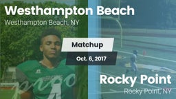 Matchup: Westhampton Beach vs. Rocky Point  2017
