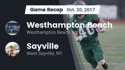 Recap: Westhampton Beach  vs. Sayville  2017
