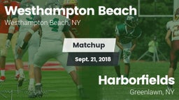 Matchup: Westhampton Beach vs. Harborfields  2018