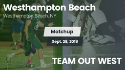 Matchup: Westhampton Beach vs. TEAM OUT WEST 2018