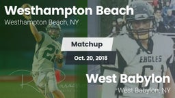 Matchup: Westhampton Beach vs. West Babylon  2018