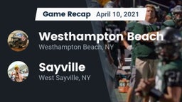 Recap: Westhampton Beach  vs. Sayville  2021