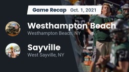 Recap: Westhampton Beach  vs. Sayville  2021