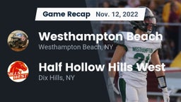 Recap: Westhampton Beach  vs. Half Hollow Hills West  2022