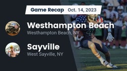 Recap: Westhampton Beach  vs. Sayville  2023