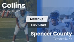 Matchup: Collins  vs. Spencer County  2020