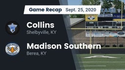 Recap: Collins  vs. Madison Southern  2020