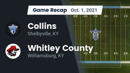 Recap: Collins  vs. Whitley County  2021