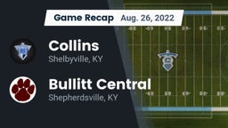Recap: Collins  vs. Bullitt Central  2022