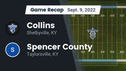 Recap: Collins  vs. Spencer County  2022