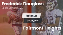 Matchup: Frederick Douglass vs. Fairmont Heights  2016