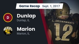 Recap: Dunlap  vs. Marion  2017