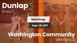 Matchup: Dunlap  vs. Washington Community  2017