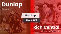 Matchup: Dunlap  vs. Rich Central  2017