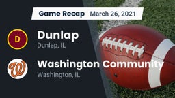 Recap: Dunlap  vs. Washington Community  2021
