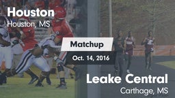 Matchup: Houston  vs. Leake Central  2016