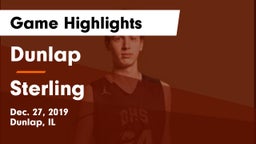 Dunlap  vs Sterling  Game Highlights - Dec. 27, 2019