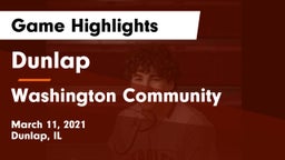 Dunlap  vs Washington Community  Game Highlights - March 11, 2021