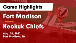 Fort Madison  vs Keokuk Chiefs Game Highlights - Aug. 30, 2022