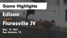 Edison  vs Floresville JV Game Highlights - Nov. 19, 2021