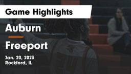 Auburn  vs Freeport  Game Highlights - Jan. 20, 2023