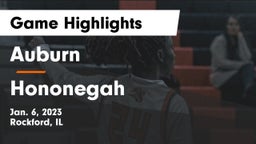 Auburn  vs Hononegah  Game Highlights - Jan. 6, 2023