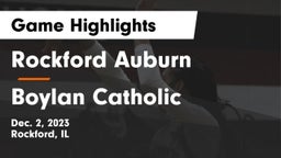 Rockford Auburn  vs Boylan Catholic  Game Highlights - Dec. 2, 2023