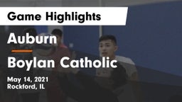 Auburn  vs Boylan Catholic Game Highlights - May 14, 2021