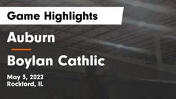 Auburn  vs Boylan Cathlic Game Highlights - May 3, 2022