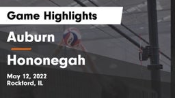 Auburn  vs Hononegah  Game Highlights - May 12, 2022