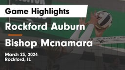 Rockford Auburn  vs Bishop Mcnamara Game Highlights - March 23, 2024