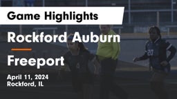 Rockford Auburn  vs Freeport  Game Highlights - April 11, 2024