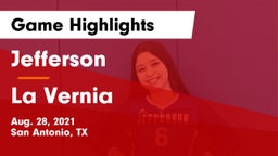 Jefferson  vs La Vernia  Game Highlights - Aug. 28, 2021
