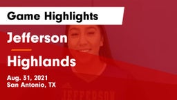 Jefferson  vs Highlands  Game Highlights - Aug. 31, 2021