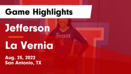 Jefferson  vs La Vernia  Game Highlights - Aug. 25, 2022