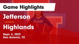 Jefferson  vs Highlands  Game Highlights - Sept. 6, 2022