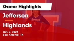 Jefferson  vs Highlands  Game Highlights - Oct. 7, 2022
