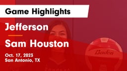 Jefferson  vs Sam Houston  Game Highlights - Oct. 17, 2023