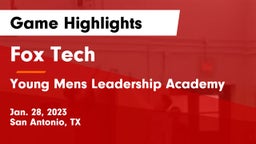 Fox Tech  vs Young Mens Leadership Academy Game Highlights - Jan. 28, 2023