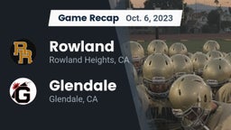 Recap: Rowland  vs. Glendale  2023