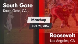 Matchup: South Gate High vs. Roosevelt  2016