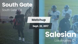 Matchup: South Gate High vs. Salesian  2017